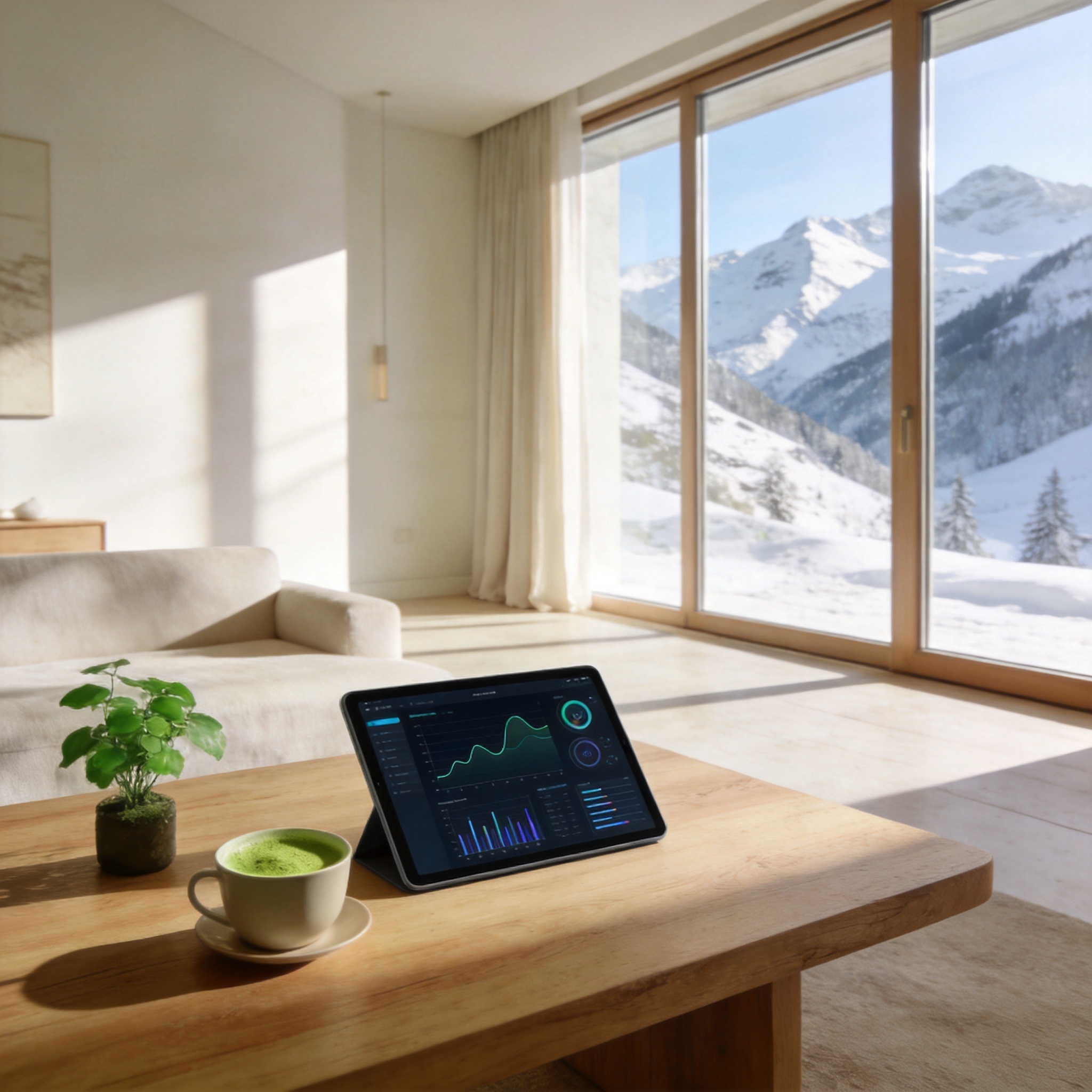Serene wellness environment